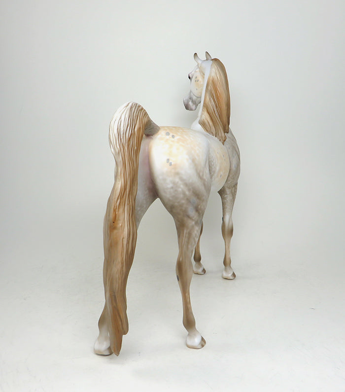 MANCHA SOLAR-OOAK APPALOOSA ARABIAN MODEL HORSE BY AL 5/13
