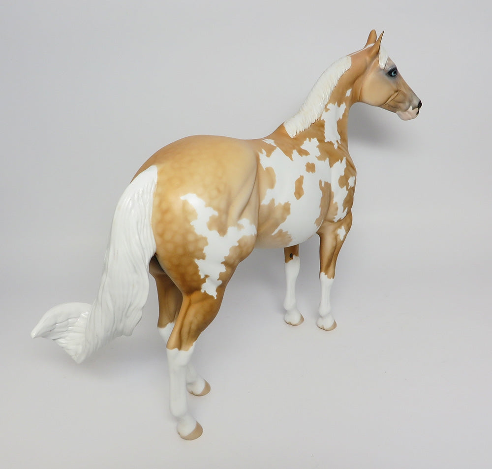 CHARLIE~OOAK DAPPLE PALOMINO ISH MODEL HORSE BY DAWN QUICK 10/6/17