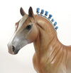 CINNAMON BUN - OOAK Belgian Standing Drafter W/Blue Ribbons 8/14