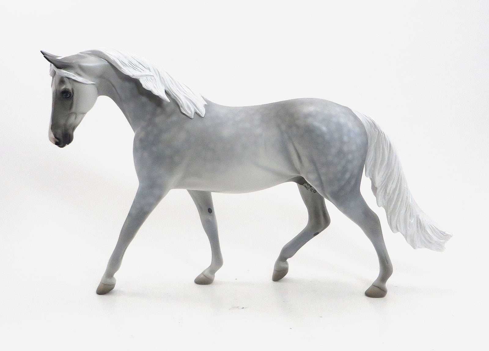 PRINCE BUBBLEGUM - OOAK Dapple Grey Pony W/Blue Eyes 8/14