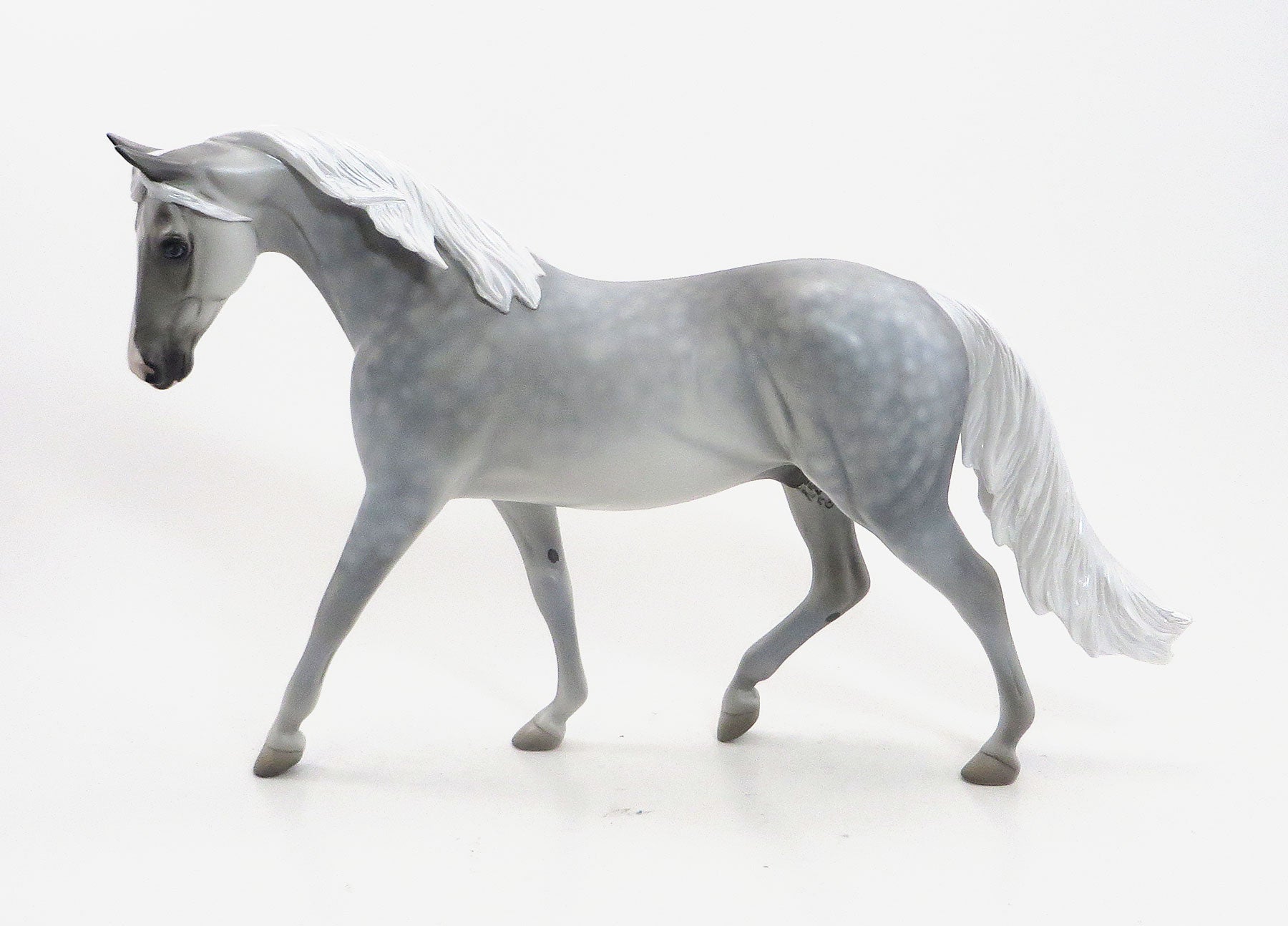 PRINCE BUBBLEGUM - OOAK Dapple Grey Pony W/Blue Eyes 8/14