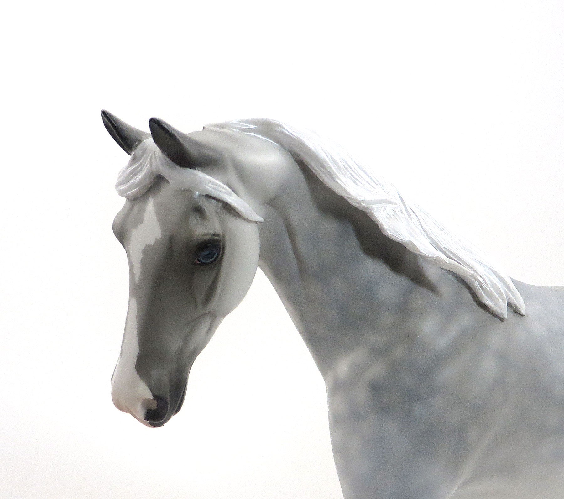 PRINCE BUBBLEGUM - OOAK Dapple Grey Pony W/Blue Eyes 8/14