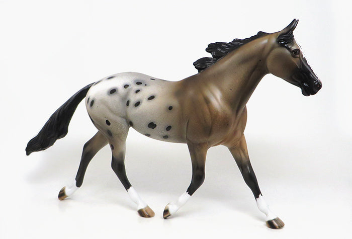 DANZIG-OOAK BUCKSKIN APPALOOSA PALOUSE MODEL HORSE 5/20