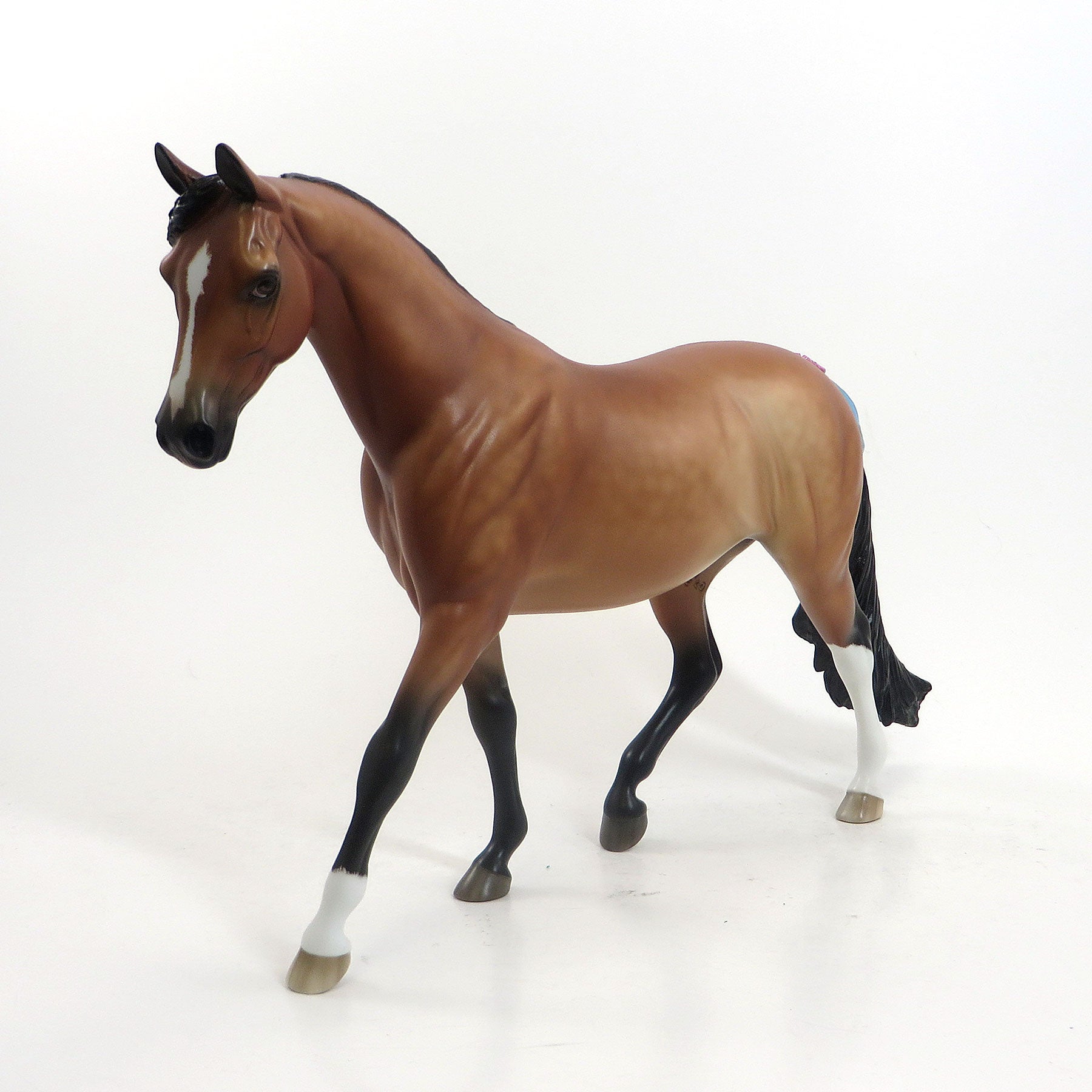 PRETTY BABY - OOAK Dapple Bay Pony with Flowers by Sheryl Leisure - 5/15