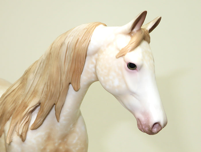 STRUDEL-OOAK CHAMPAGNE WESTERN PONY MODEL HORSE 5/20