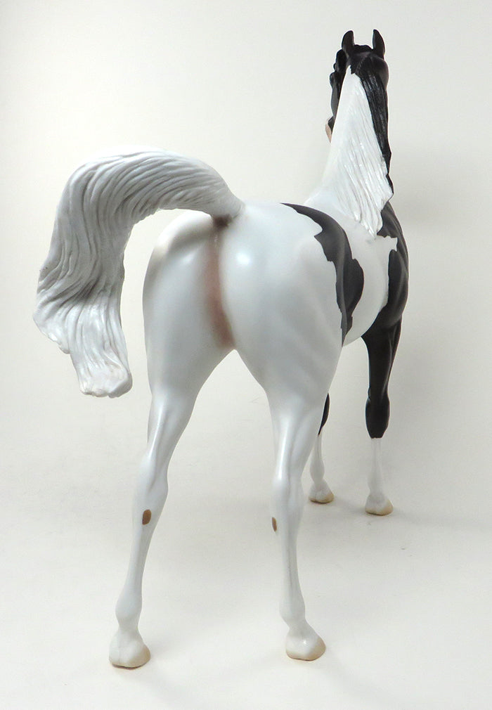 THE LOOKER-OOAK BAY PAINT ARABIAN MODEL HORSE 5/20
