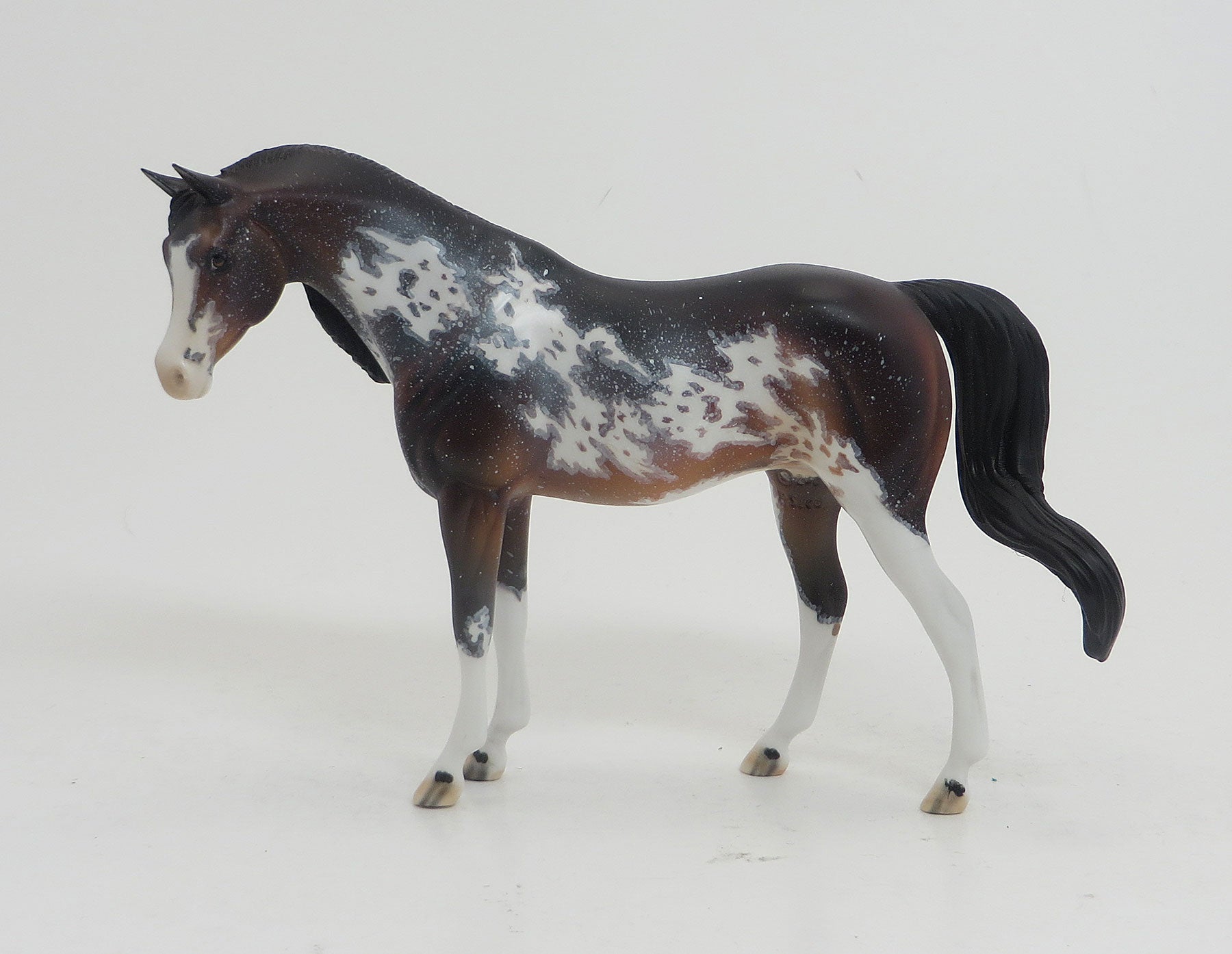 CHAR - OOAK Seal Bay Roan Sabino Pebbles Arabian