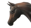 TINY HEART-OOAK CHESTNUT GOING GREY-ARABIAN MODEL HORSE 6/27