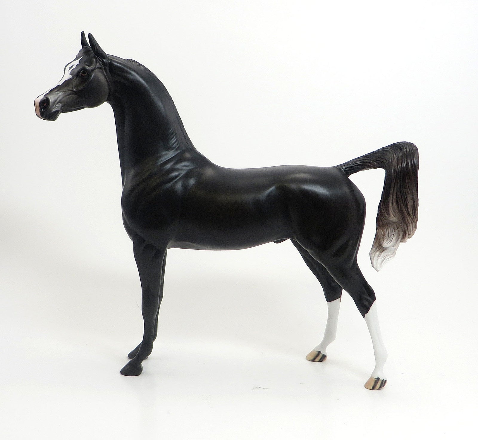 DAWAR #1- LE4 Each W/Unique Markings Dappled Black Arabian 8/21