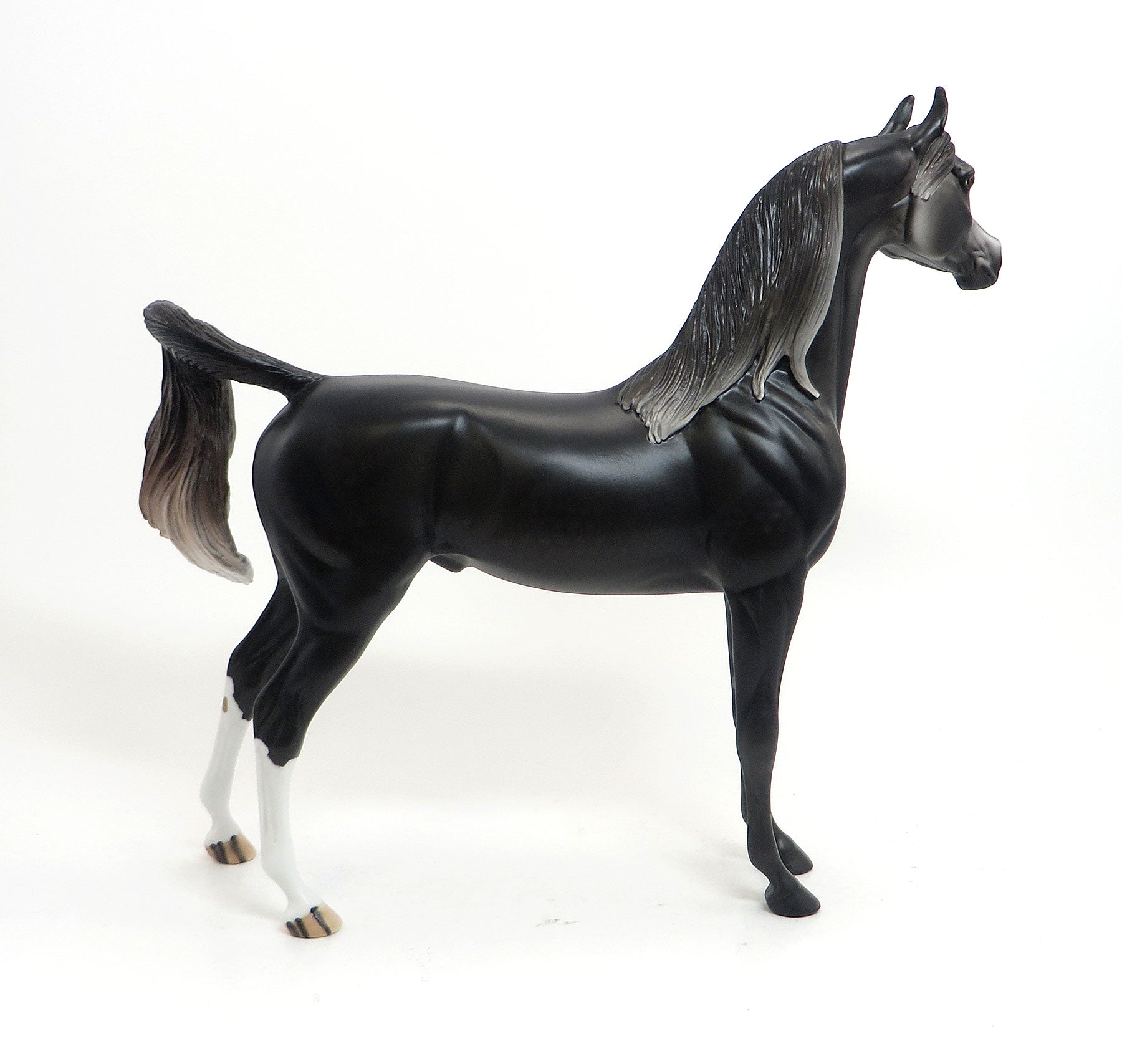 DAWAR #1- LE4 Each W/Unique Markings Dappled Black Arabian 8/21