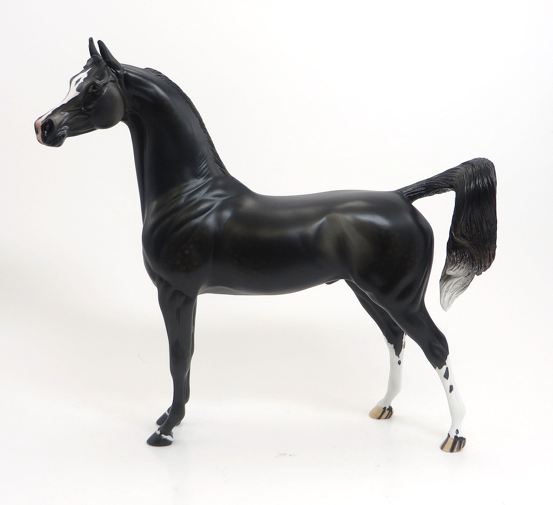 DAWAR #2- LE4 Each W/Unique Markings Dappled Black Arabian 8/21