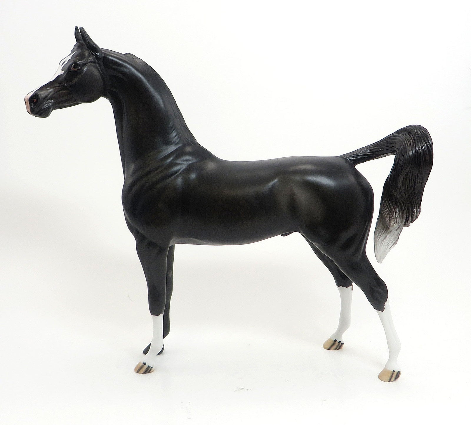 DAWAR #3- LE4 Each W/Unique Markings Dappled Black Arabian 8/21