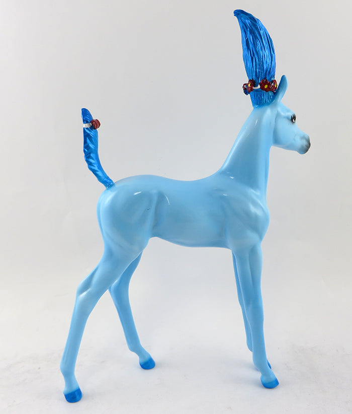 BLUEY-OOAK BLUE&quot;STONE TROLLEEZ&quot; FOAL MODEL HORSE 11/9/16