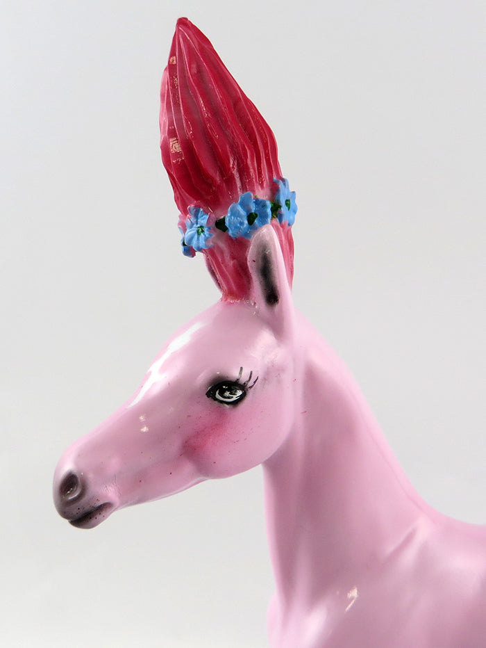 ROSIE-OOAK PINK &quot;STONE TROLLEEZ&quot; FOAL MODEL HORSE 11/9/16