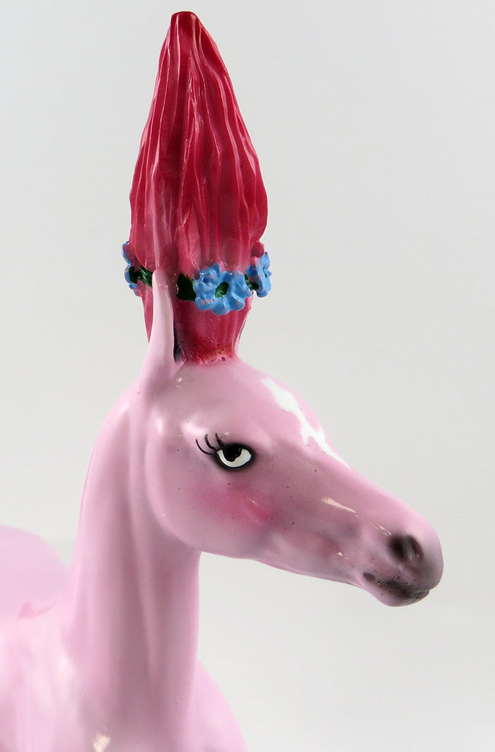 ROSIE-OOAK PINK &quot;STONE TROLLEEZ&quot; FOAL MODEL HORSE 11/9/16