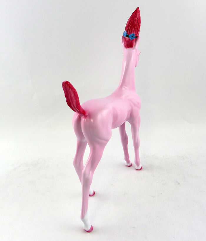 ROSIE-OOAK PINK &quot;STONE TROLLEEZ&quot; FOAL MODEL HORSE 11/9/16