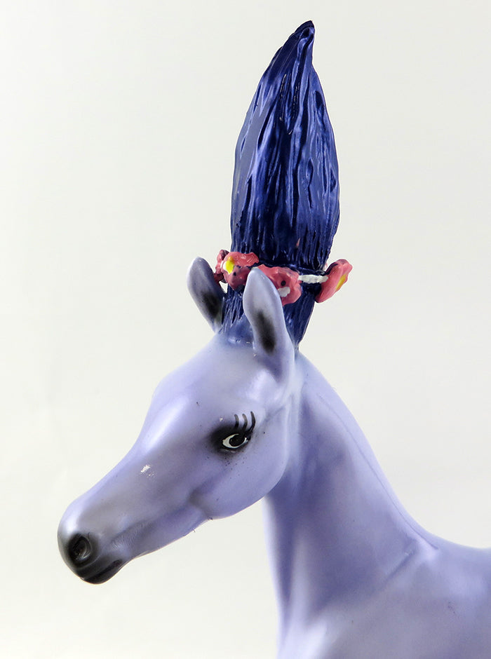 MITZIE-OOAK LAVENDER &quot;STONE TROLLEEZ&quot; FOAL MODEL HORSE 11/9/16