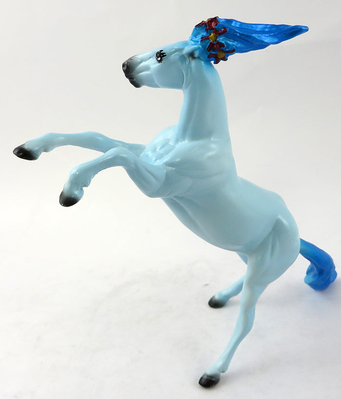 BLING-OOAK &quot;STONE CHIP TROLLEEZ&quot; REARING CHIP MODEL HORSE 11/9/16