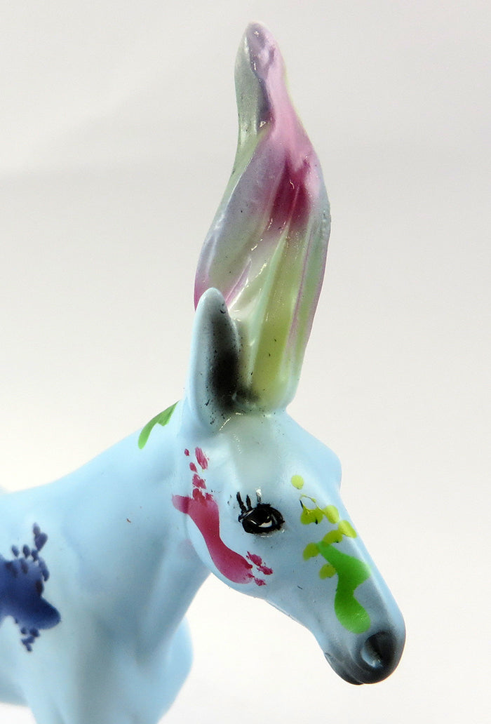 SPLASH-OOAK PINK &quot;STONE CHIP MULE TROLLEEZ&quot; MODEL HORSE 11/9/16