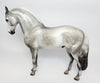 HOLY DIVER~OOAK DAPPLE GREY ANDALUSIAN MODEL HORSE 10/17/17