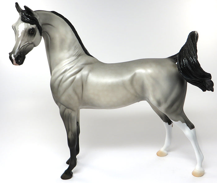 dapple grey arabian model horse 