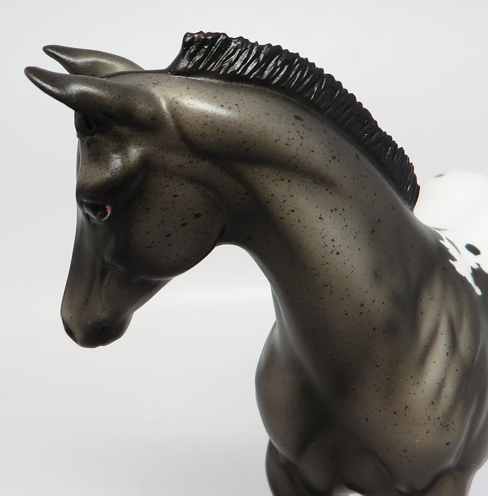 POE~OOAK  APPALOOSA WEANLING MODEL HORSE 10/17/17