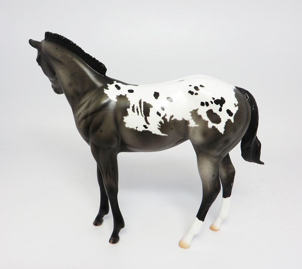 POE~OOAK  APPALOOSA WEANLING MODEL HORSE 10/17/17
