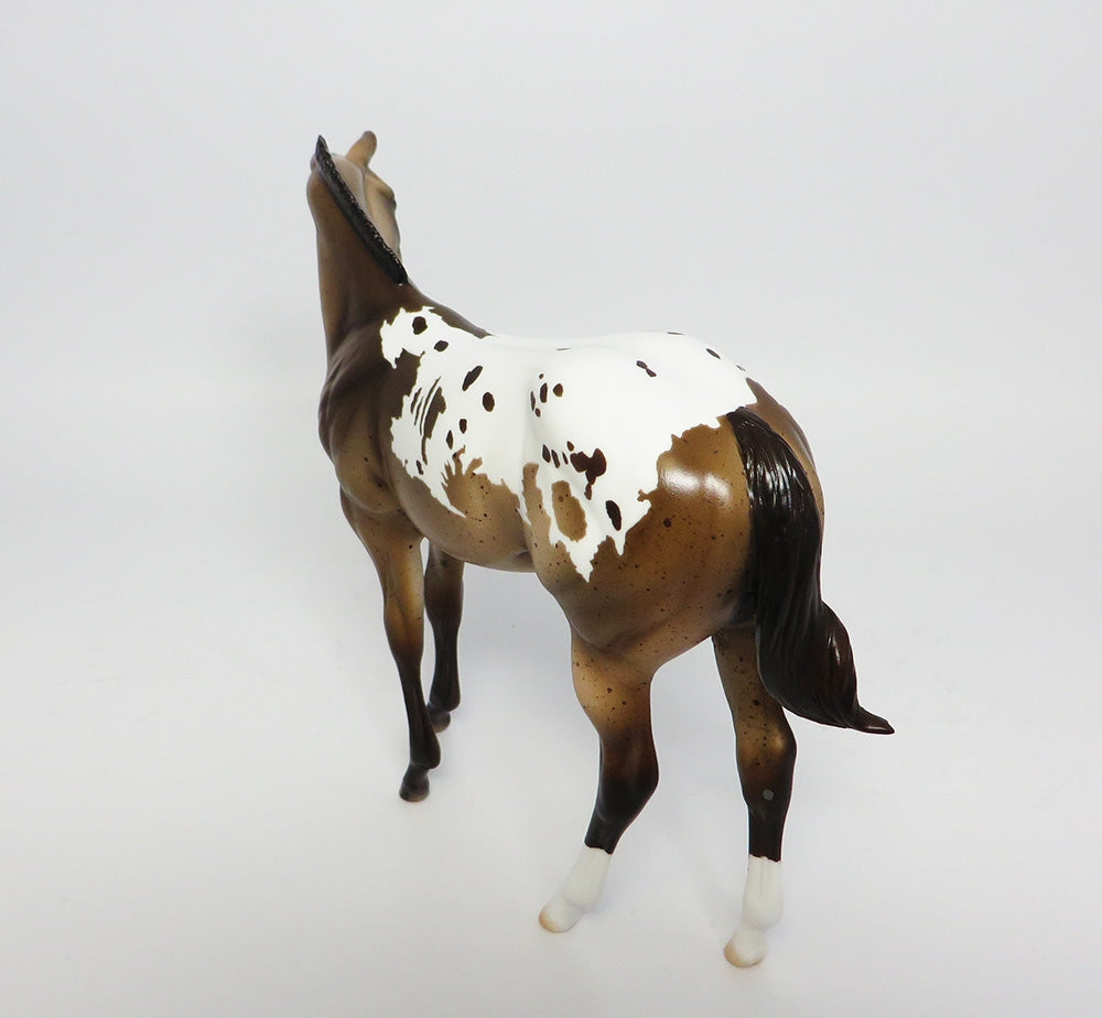 TOLKIEN~OOAK BUCKSKIN APPALOOSA WEANLING MODEL HORSE 10/17/17