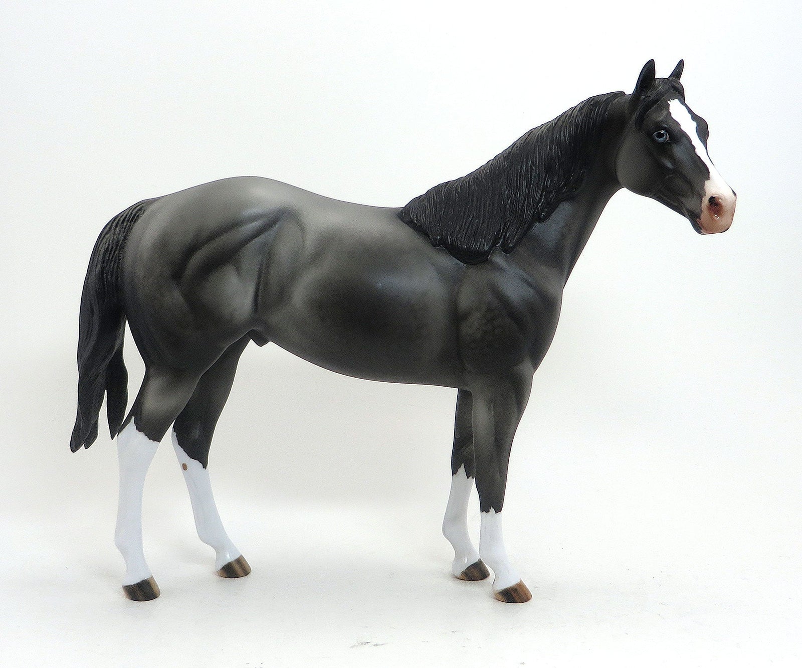 BLACK HONEY- OOAK Dapple Gray Paint ISH  8/28