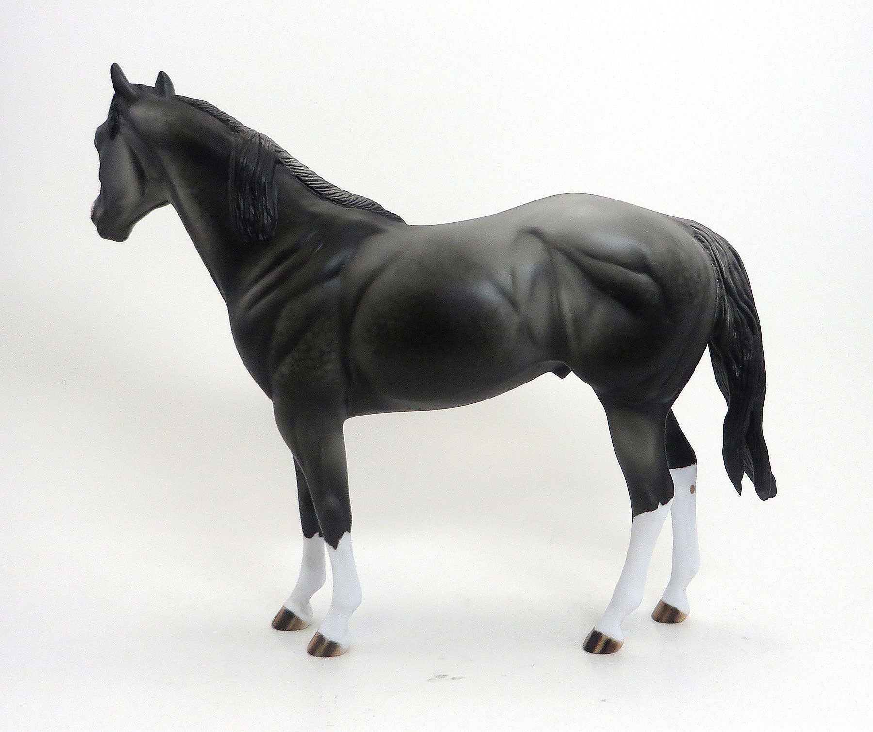 BLACK HONEY- OOAK Dapple Gray Paint ISH  8/28