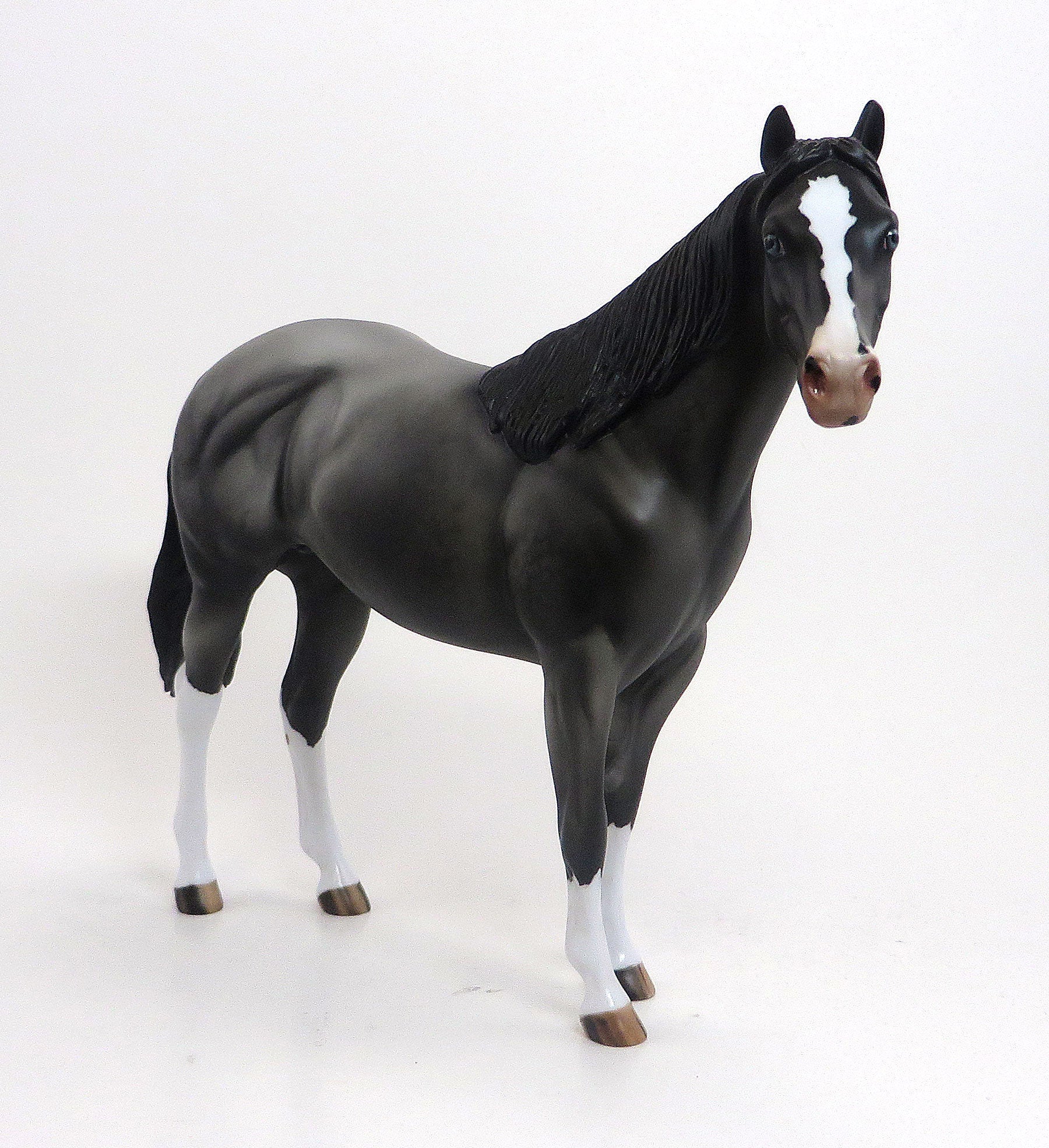 BLACK HONEY- OOAK Dapple Gray Paint ISH  8/28