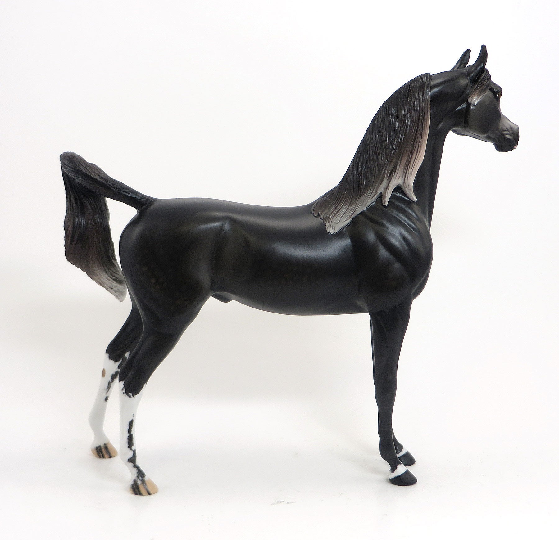 DAWAR #4- LE4 Each W/Unique Markings Dappled Black Arabian 8/28