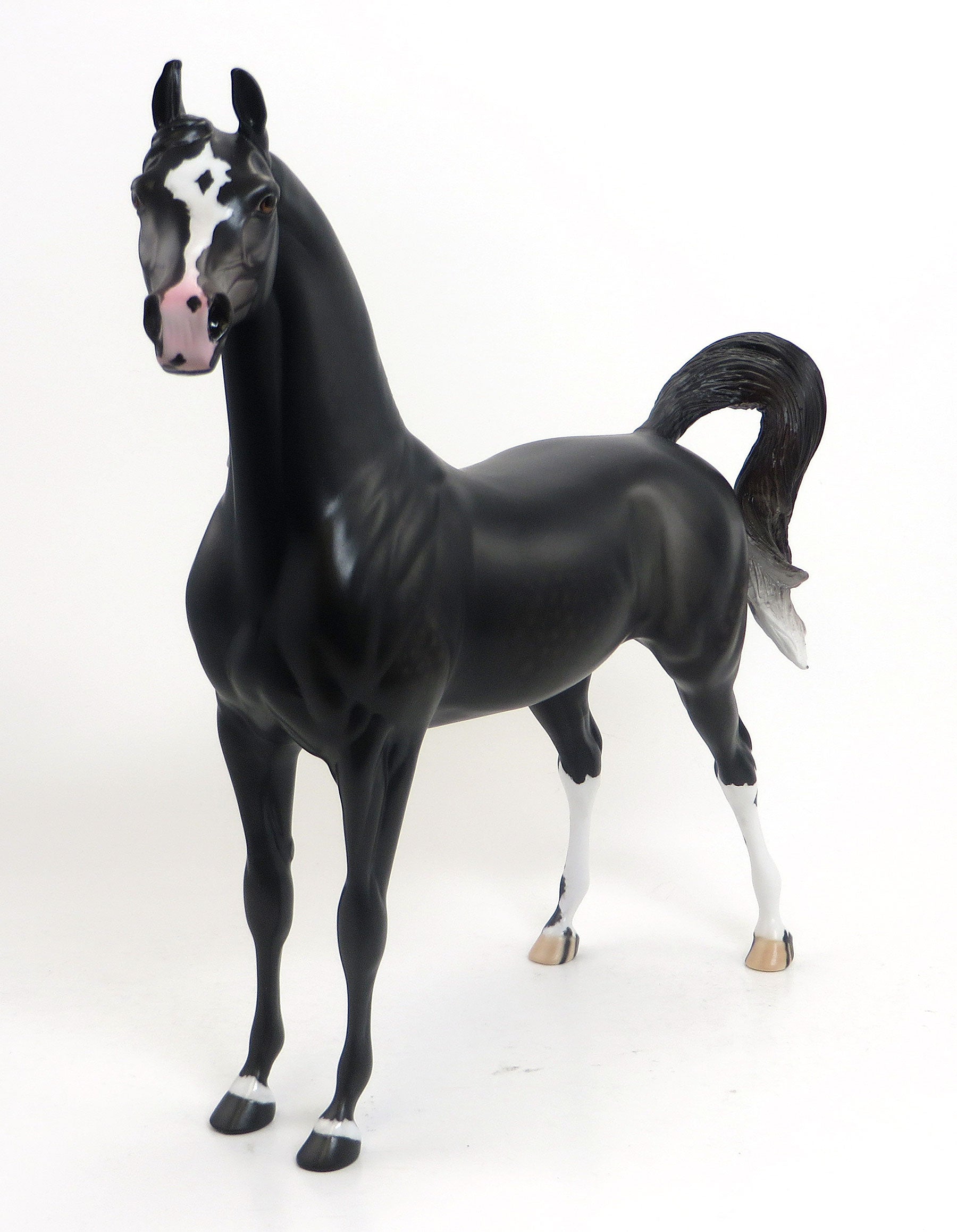 DAWAR #4- LE4 Each W/Unique Markings Dappled Black Arabian 8/28