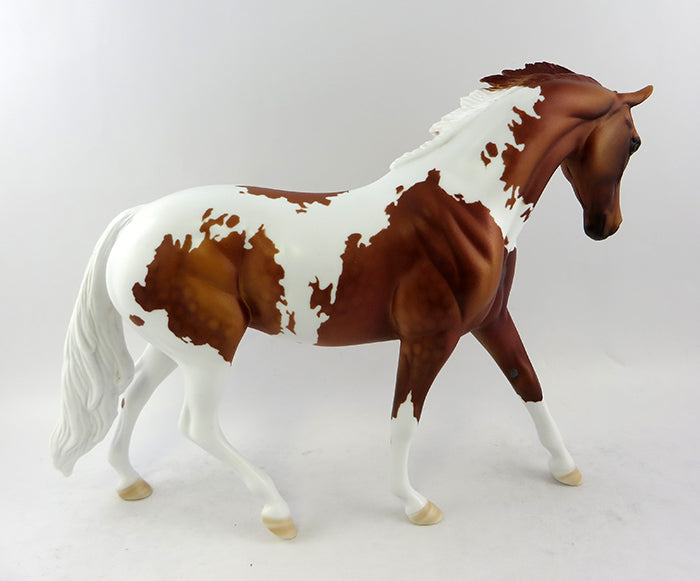 chestnut paint pony