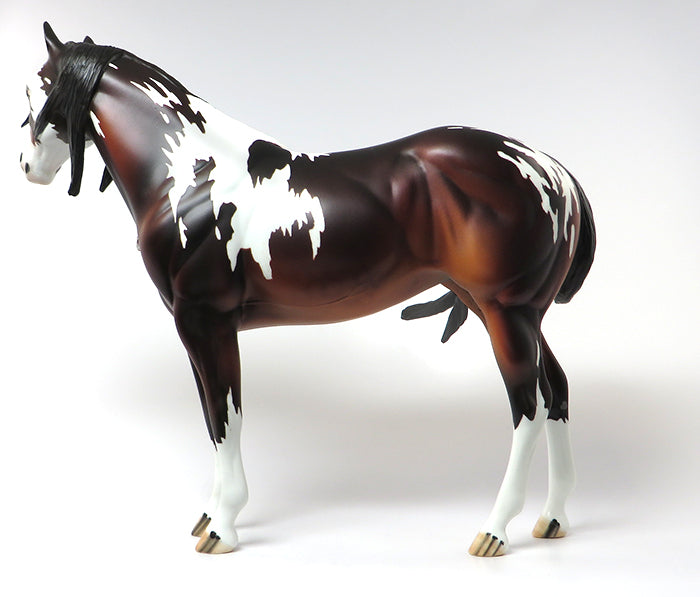 ROUTE 66-OOAK BAY PAINT ISH MODEL HORSE 6/3