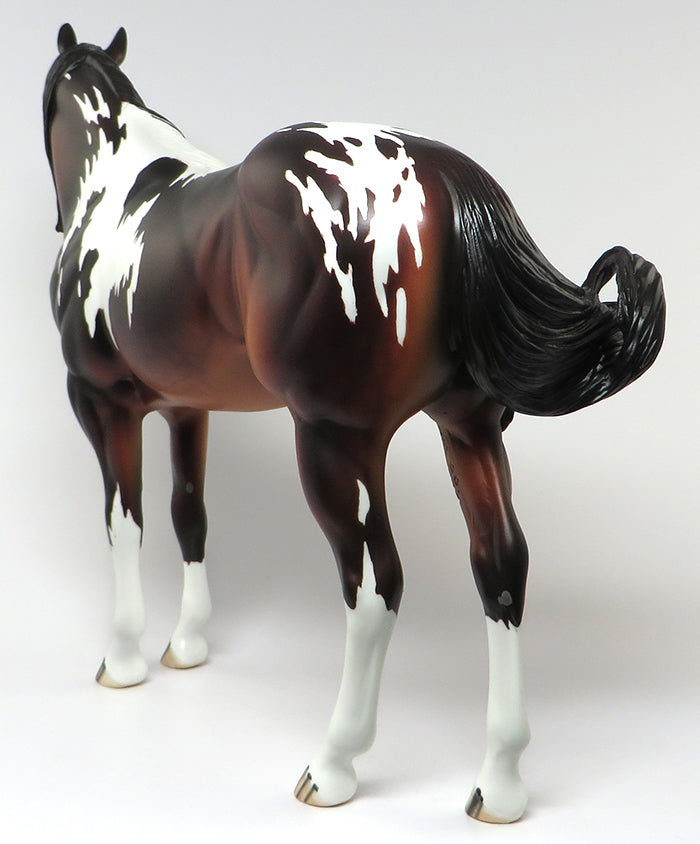 ROUTE 66-OOAK BAY PAINT ISH MODEL HORSE 6/3