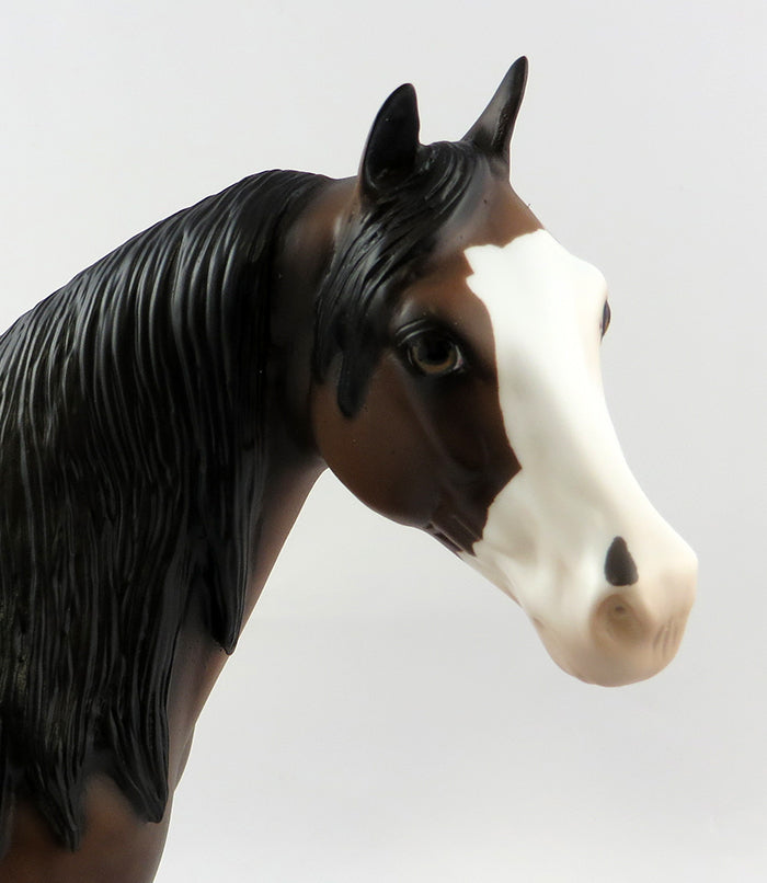 WUNDERLUST-OOAK BAY PAINT ISH MODEL HORSE 11/15/16