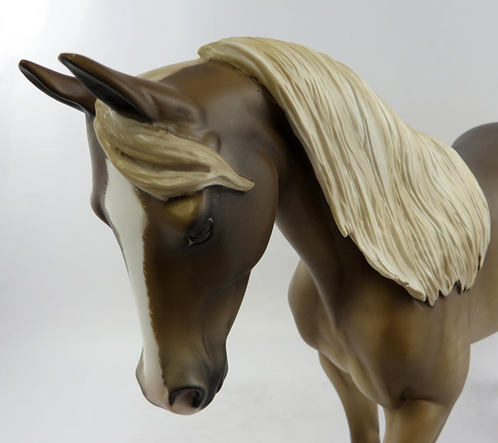 WHAT&#39;S TRENDING-OOAK DAPPLE CHESTNUT  THOROUGHBRED MODEL HORSE 11/11/16