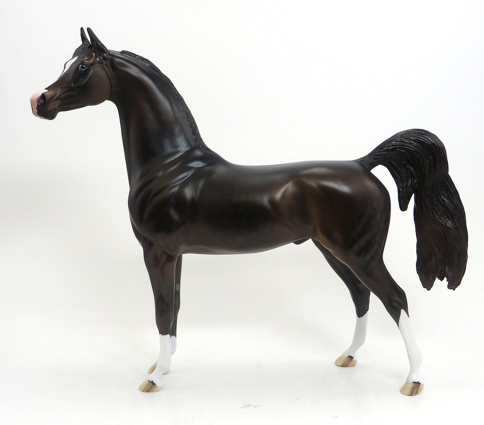 EMIR- OOAK Dark Dapple Brown Arabian Mare 8/28