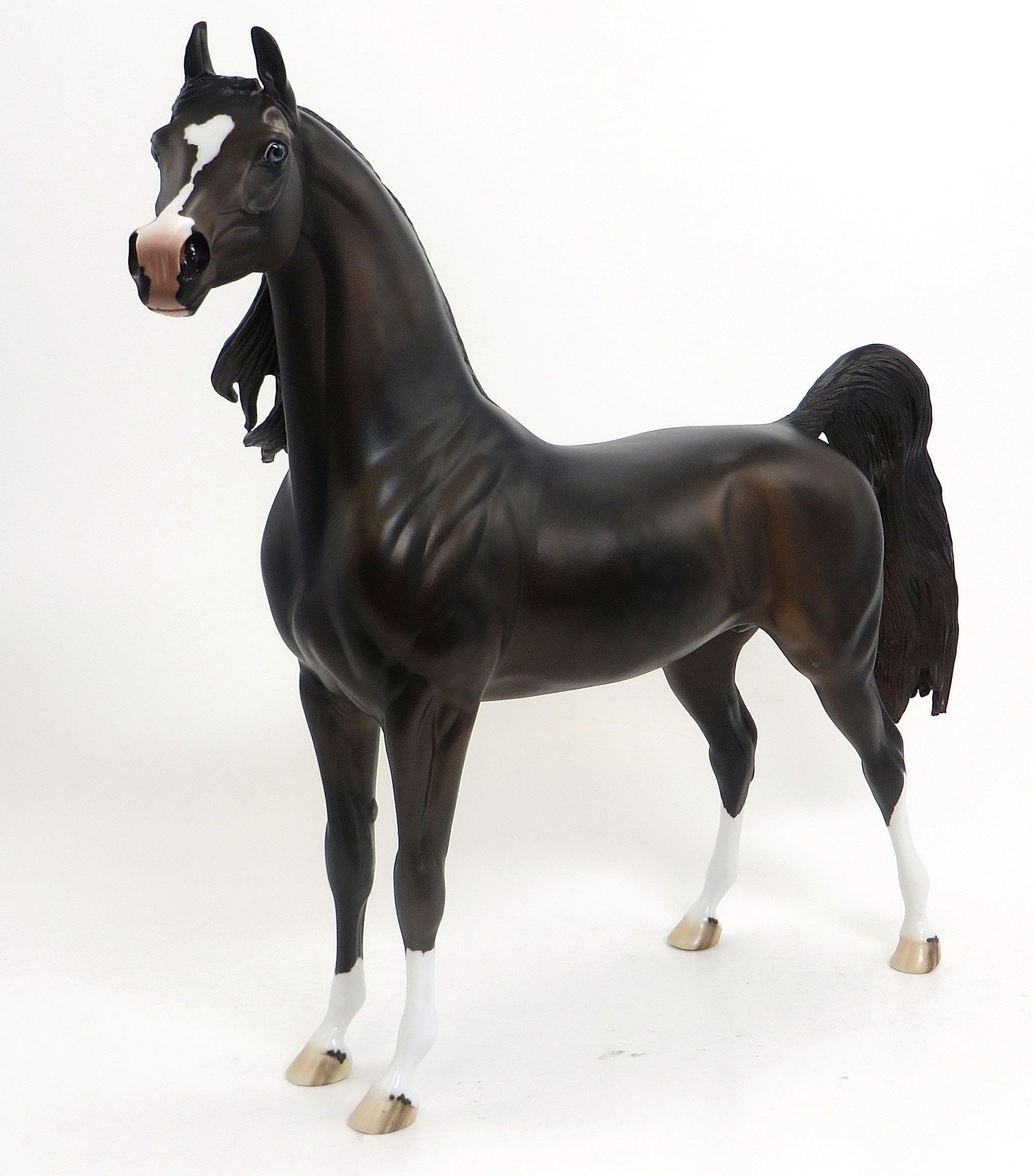 EMIR- OOAK Dark Dapple Brown Arabian Mare 8/28