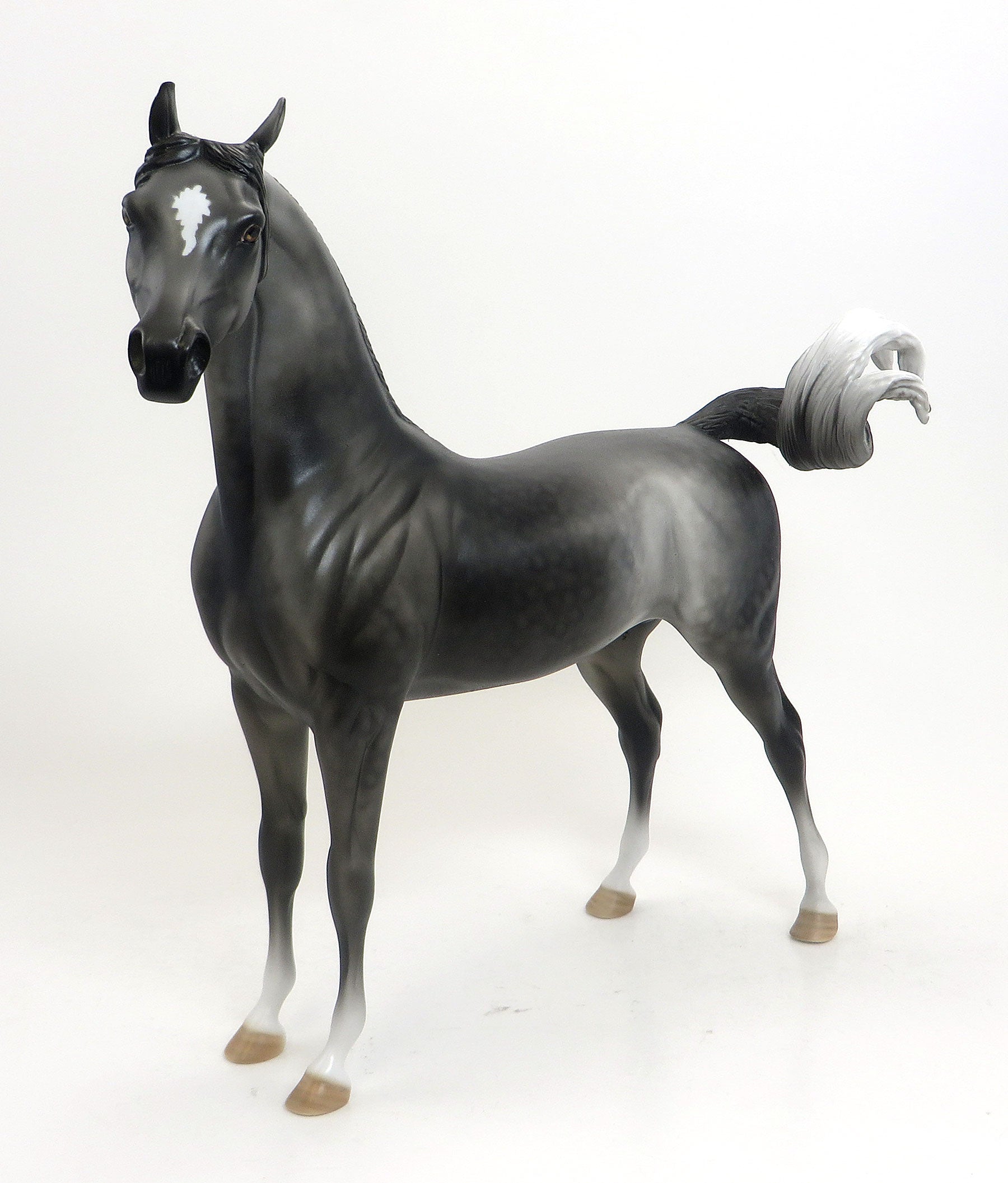 SPEAKING BLUNTLY- OOAK Dapple Grey Arabian 8/28