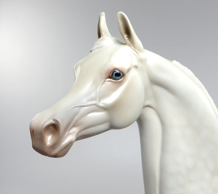 WALKS ON GOLD-OOAK DAPPLE PERLINO ARABIAN MODEL HORSE BY CARRIE KELLER 5/27