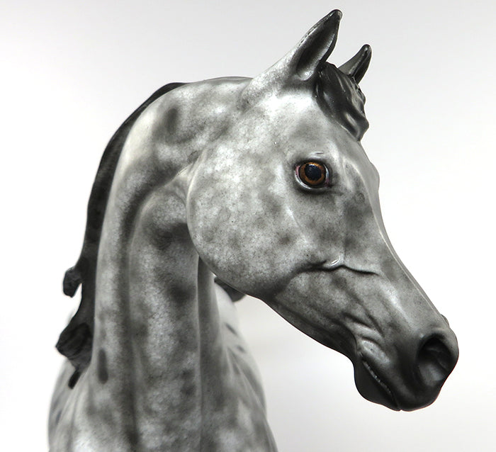 OPPORTUNITY KNOCKS-OOAK APPALOOSA ARABIAN MODEL HORSE