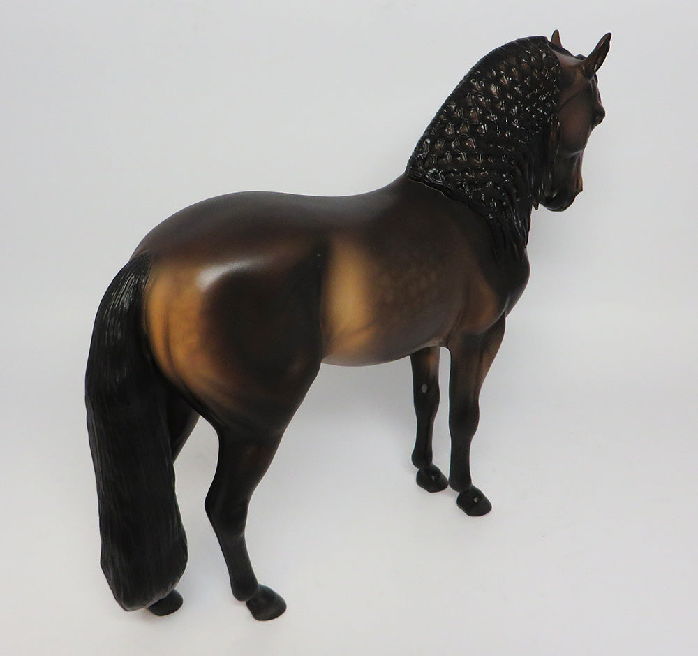 PECOS~OOAK STAR DAPPLE BAY ANDALUSIAN MODEL HORSE 4/13