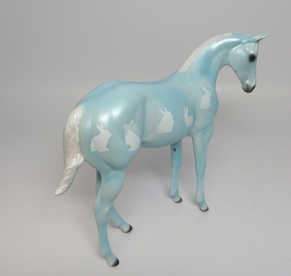 BLU BUNNY-OOAK EASTER WEANLING MODEL HORSE 4/13/17