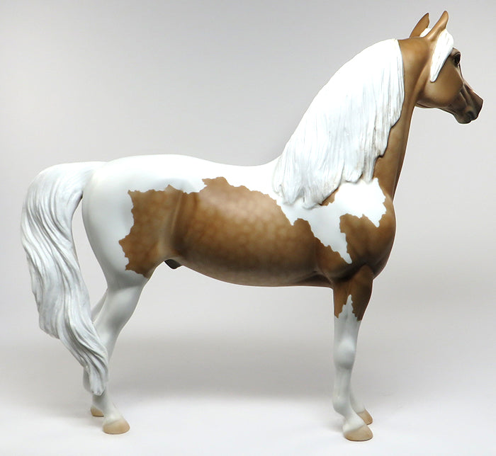 AEROPOSTLE-OOAK PALOMINO PAINT MORGAN MODEL HORSE 6/3