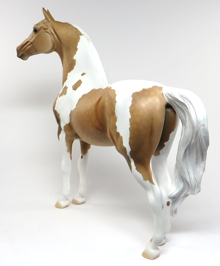 AEROPOSTLE-OOAK PALOMINO PAINT MORGAN MODEL HORSE 6/3