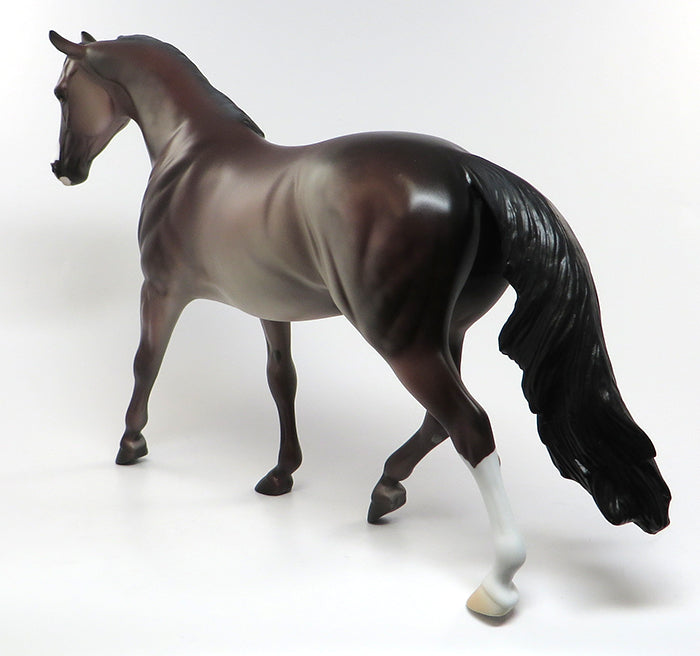 DUSTY ROSE-OOAK MULBERRY GREY PONY MODEL HORSE 6/10