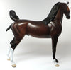 FIRE MOUNTAIN-OOAK DAPPLE BAY ARABIAN MODEL HORSE 5/31