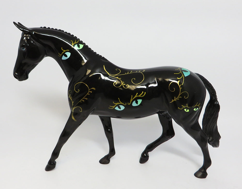 NINE LIVES~OOAK HALLOWEEN DECORATOR PONY MODEL HORSE 10/20/17